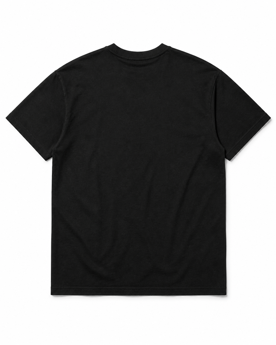 Tee Invitation — tee-shirt noir vu de dos, impression « CE TEE-SHIRT EST UNE INVITATION. »